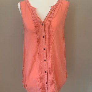Bass Orange/Peach Medium Women's Summer Top